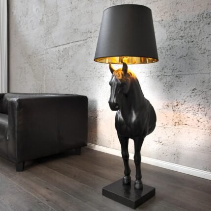 Equine Elegance Horse Tower Lamp
