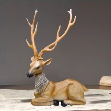 DEER MAJESTIC MEADOW SCULPTURE