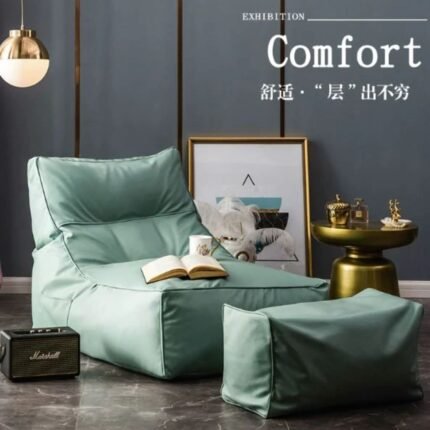 GRASS GREEN BEAN BAG SOFA SET