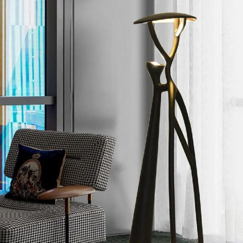 63'' BLACK LED NOVELTY FLOOR LAMP