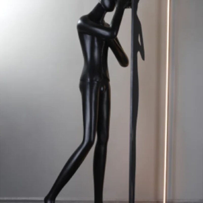 79'' BLACK LED NOVELTY FLOOR LAMP