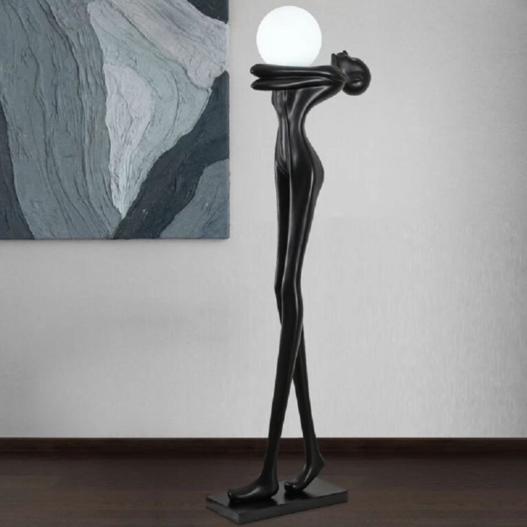 71'' BLACK NOVELTY FLOOR LAMP