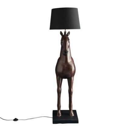 Floor Lamp Horse Amadeus Brown