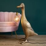 Floor Lamp Duck Ducky Gold