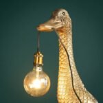 Floor Lamp Duck Ducky Gold