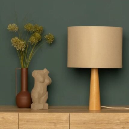 HANDMADE OAK TABLE LAMP