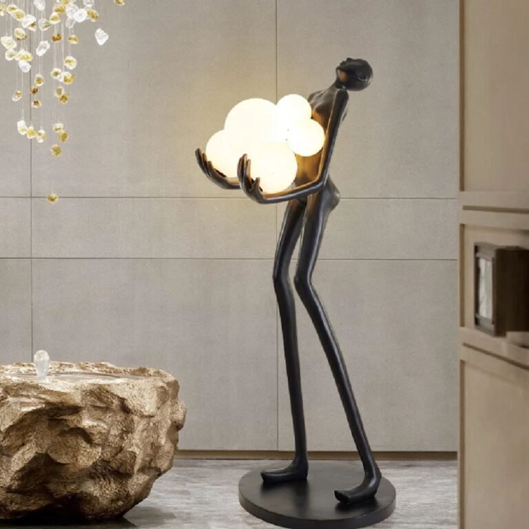 71 BLACK NOVELTY FLOOR LAMP