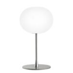 FLOS GLO BALL TABLE LIGHT SILVER