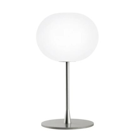 FLOS GLO BALL TABLE LIGHT SILVER