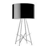 FLOS RAY TABLE LIGHT BLACK METAL