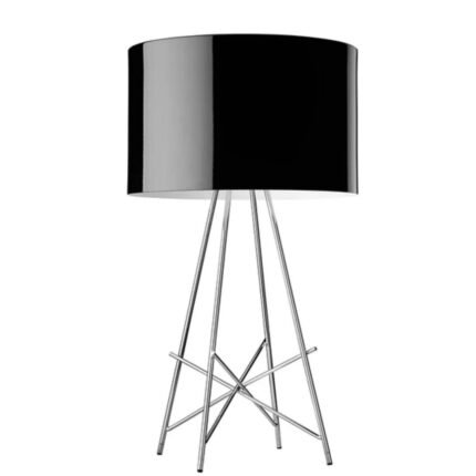 FLOS RAY TABLE LIGHT BLACK METAL