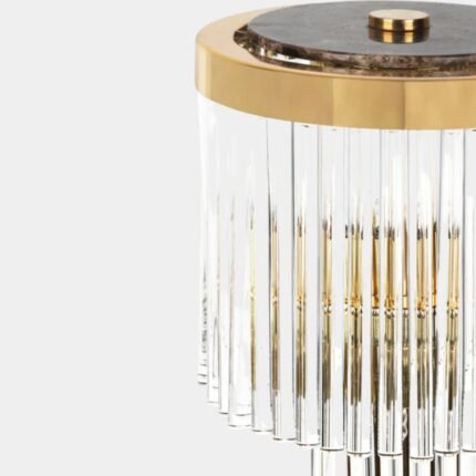 MONTICELLO TABLE LAMP WITH EMPERADOR MARBLE BASE