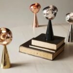 TOM DIXON MELT PORTABLE TABLE LIGHT SILVER