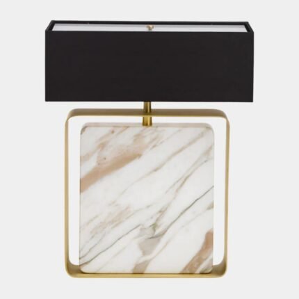 MIA CALACATTA GOLD MARBLE LUXURY TABLE LAMP
