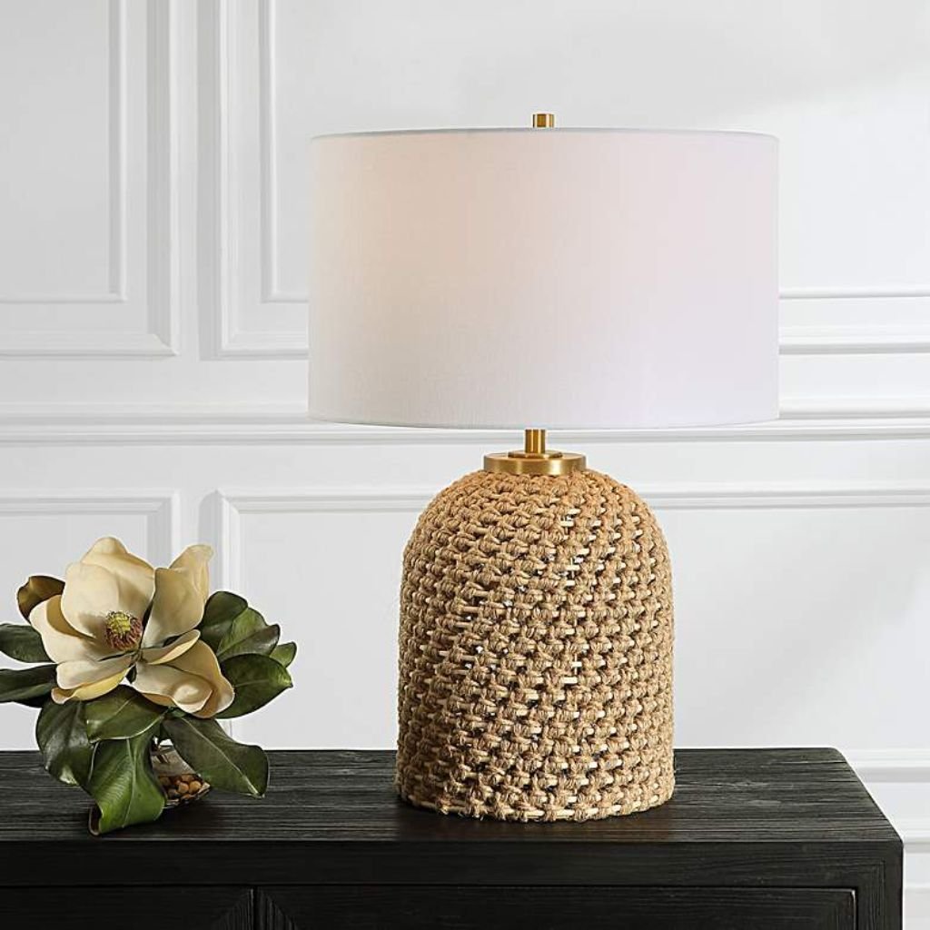 1 KENDARI NATURAL KNOTTED ROPE TABLE LAMP