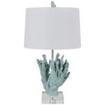 CRESTVIEW COLLECTION CORAL TABLE LAMP