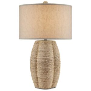 NATURAL ABACA ROPE TABLE LAMP