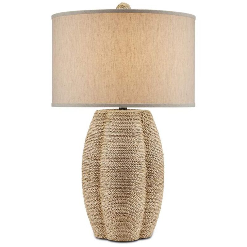NATURAL ABACA ROPE TABLE LAMP