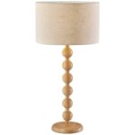 MODERN NATURAL WOOD TABLE LAMP