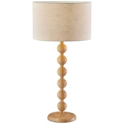 MODERN NATURAL WOOD TABLE LAMP