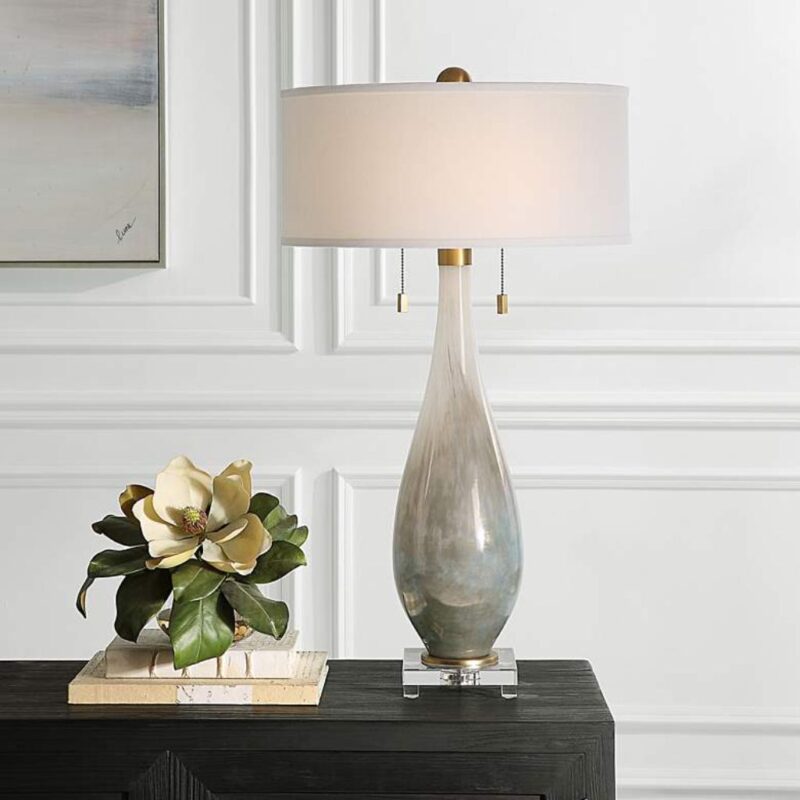 UTTERMOST CARDONI GLASS TABLE LAMP