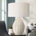EGG SHELL CERAMIC GOURD TABLE LAMP