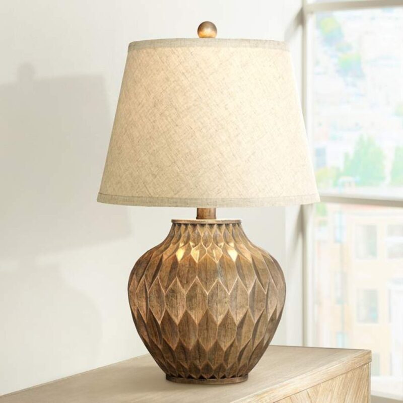 BUCKHEAD HIGH BRONZE ACCENT URN TABLE LAMP