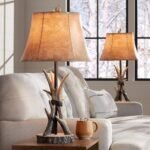 JOHN TIMBERLAND WESTERN RUSTIC ANTLER USB LAMP