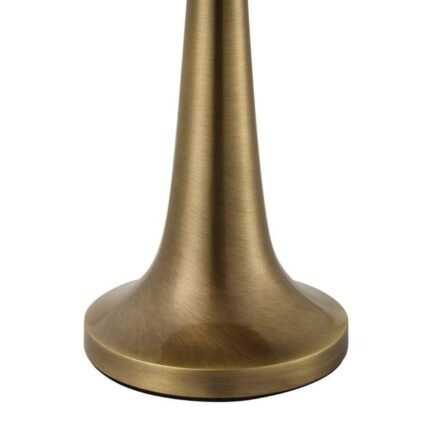 ANTIQUE BRASS DOME SHADE ACCENT TABLE LAMP