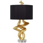 KATHY HIGH SCULPTURE LEAF TABLE LAMP