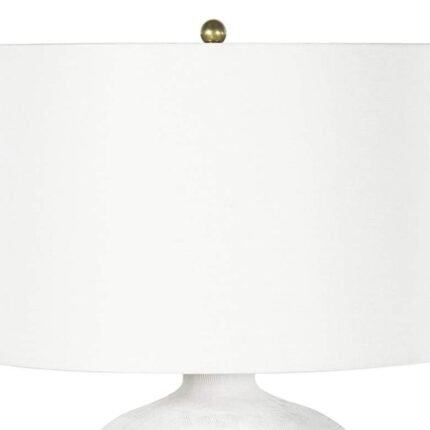 PHOENIX WHITE CERAMIC JUG TABLE LAMP