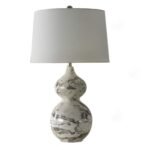 RIVER CERAMIC LARGE DOUBLE GOURD LAMP