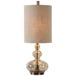 UTTERMOST FORMOSO AMBER GLASS TABLE LAMP