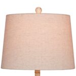 TROPICAL COASTAL ANTIQUE WHITE TABLE LAMP