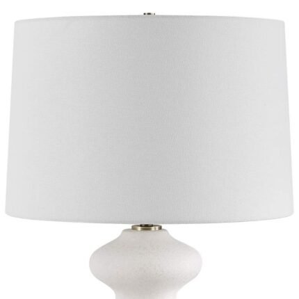WHITE PORCELAIN TABLE LAMP