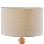 MODERN NATURAL WOOD TABLE LAMP