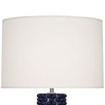 MIDNIGHT BLUE CERAMIC TABLE LAMP
