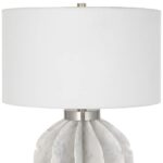 REPETITION WHITE RESIN TABLE LAMP