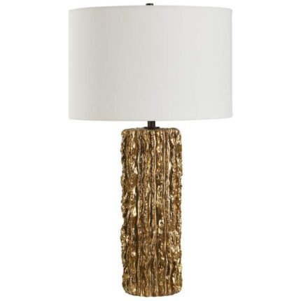 ECHO METALLIC GOLD TABLE LAMP