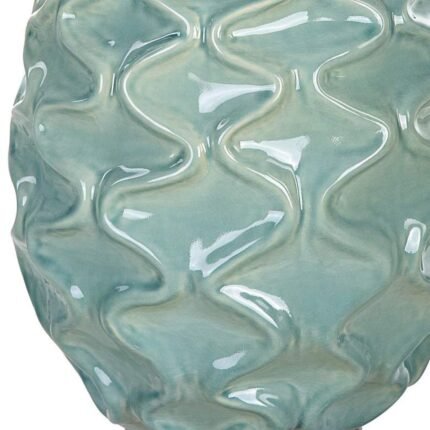 SEA FOAM GLOSS GLAZE CERAMIC TABLE LAMP