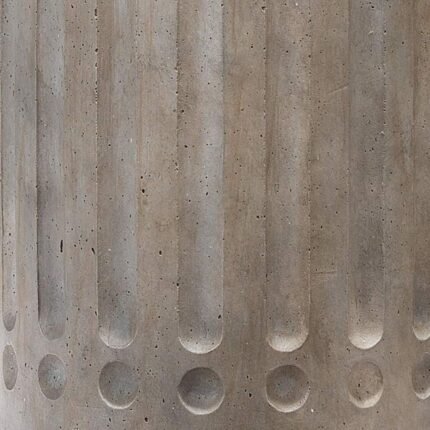 MODERN TEXTURED GRAY CEMENT TABLE LAMP