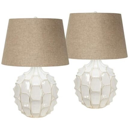 COSGROVE WHITE CERAMIC TABLE LAMP