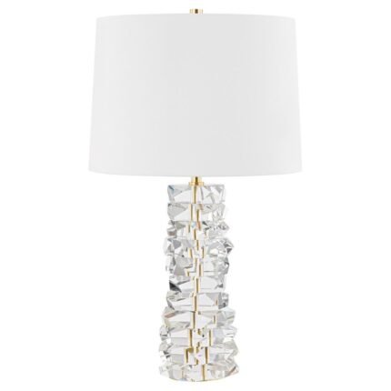 BELLARIE CRYSTAL GLASS TABLE LAMP