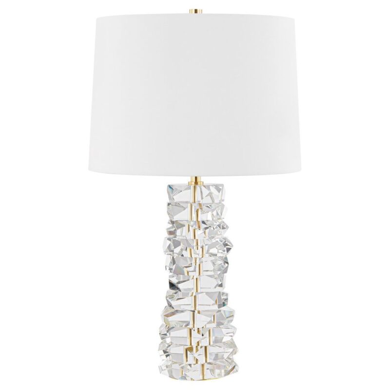 BELLARIE CRYSTAL GLASS TABLE LAMP