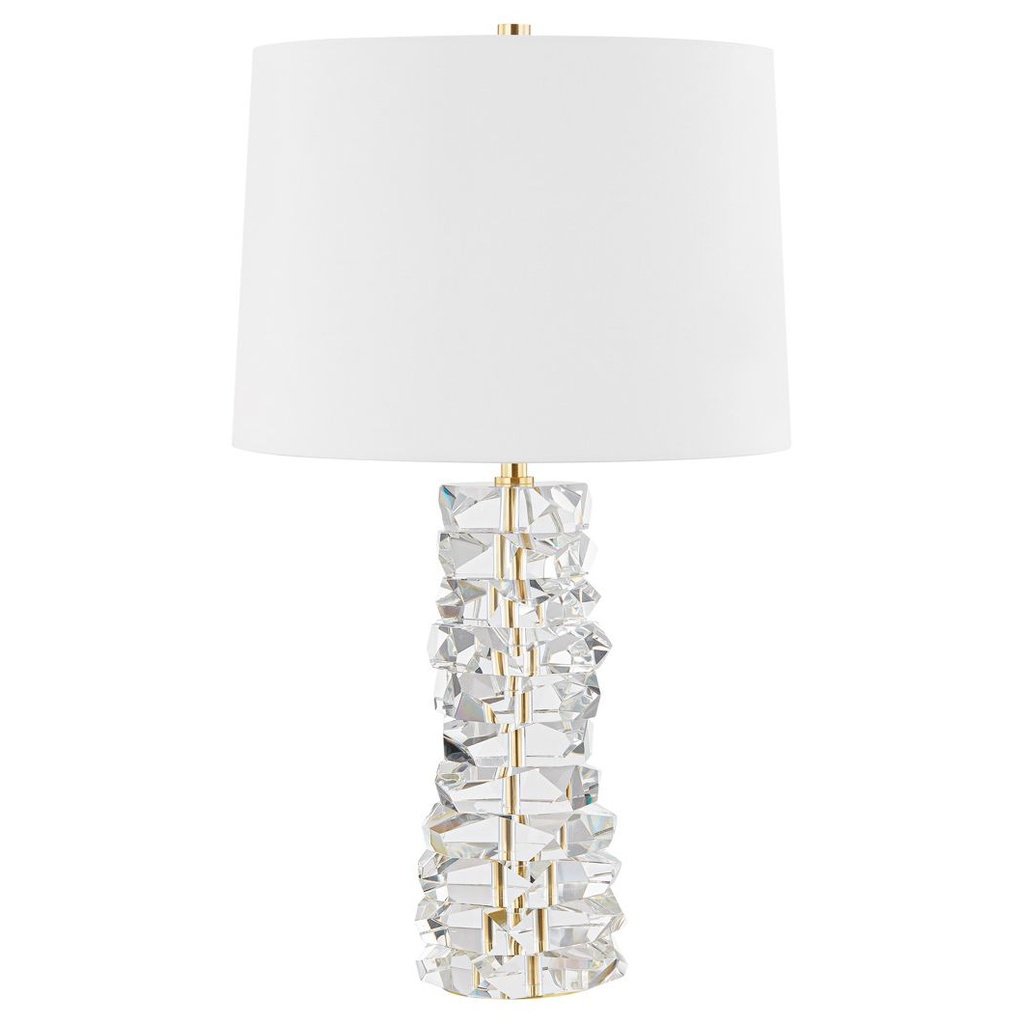 240_image1 BELLARIE CRYSTAL GLASS TABLE LAMP