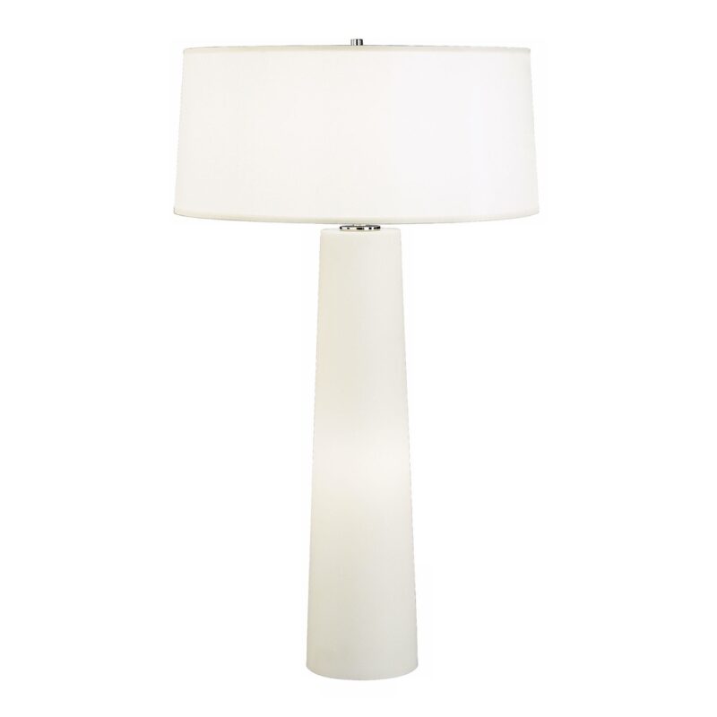 ODELIA NIGHT LIGHT WHITE GLASS TABLE LAMP