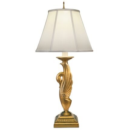 GOLD SWAN FRENCH TABLE LAMP