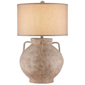 POMPEII TERRACOTTA TABLE LAMP