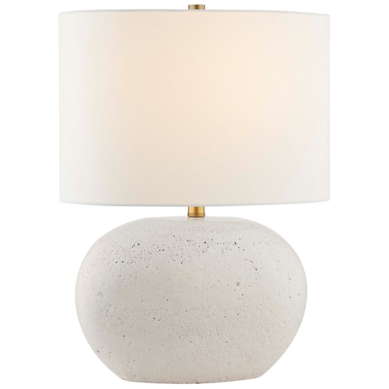 MAEVE IVORY ROUND TABLE LAMP