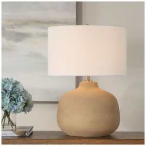 TERRACOTTA TABLE LAMP